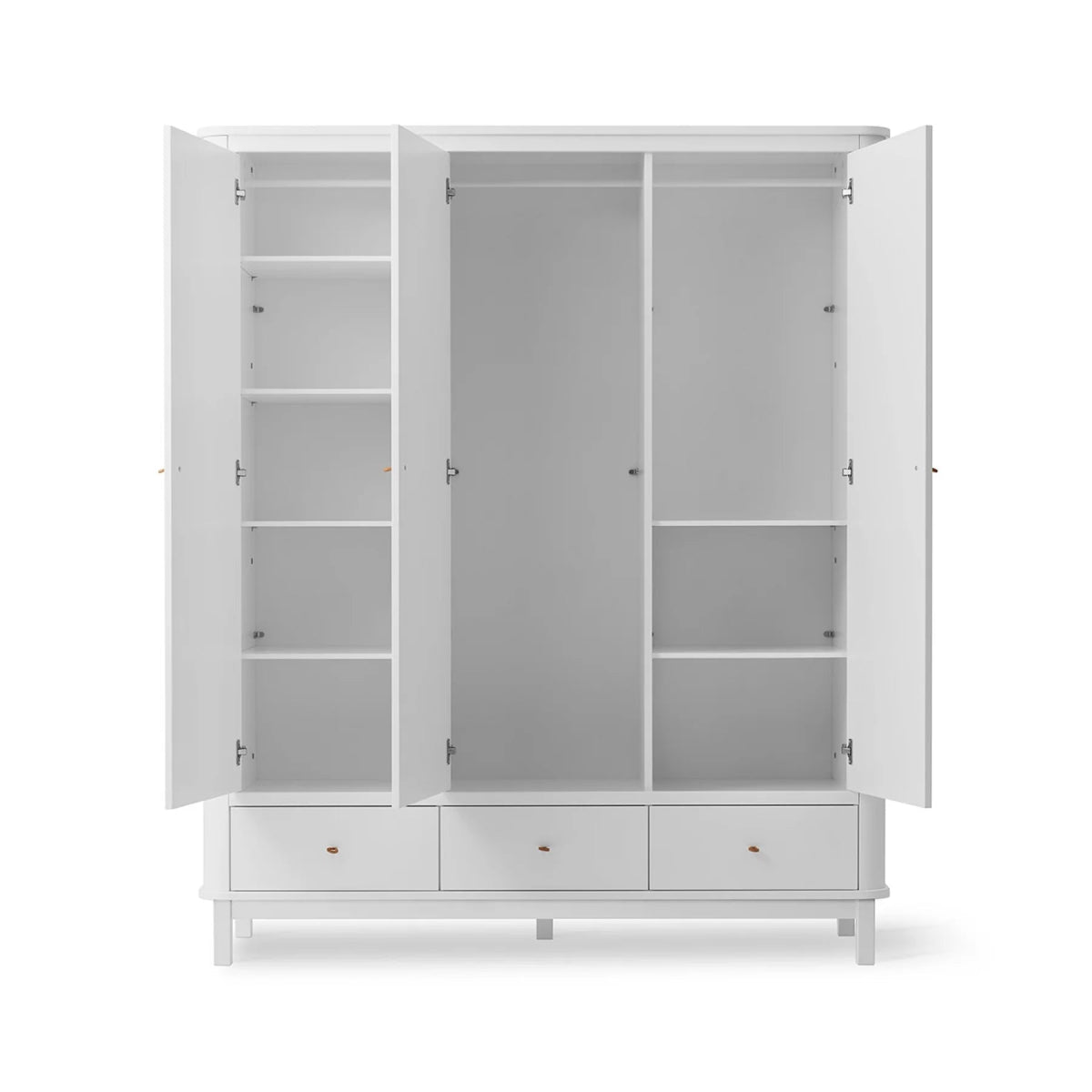 OLIVER FURNITURE - Armoire Oliver Furniture 3 Portes, Blanc