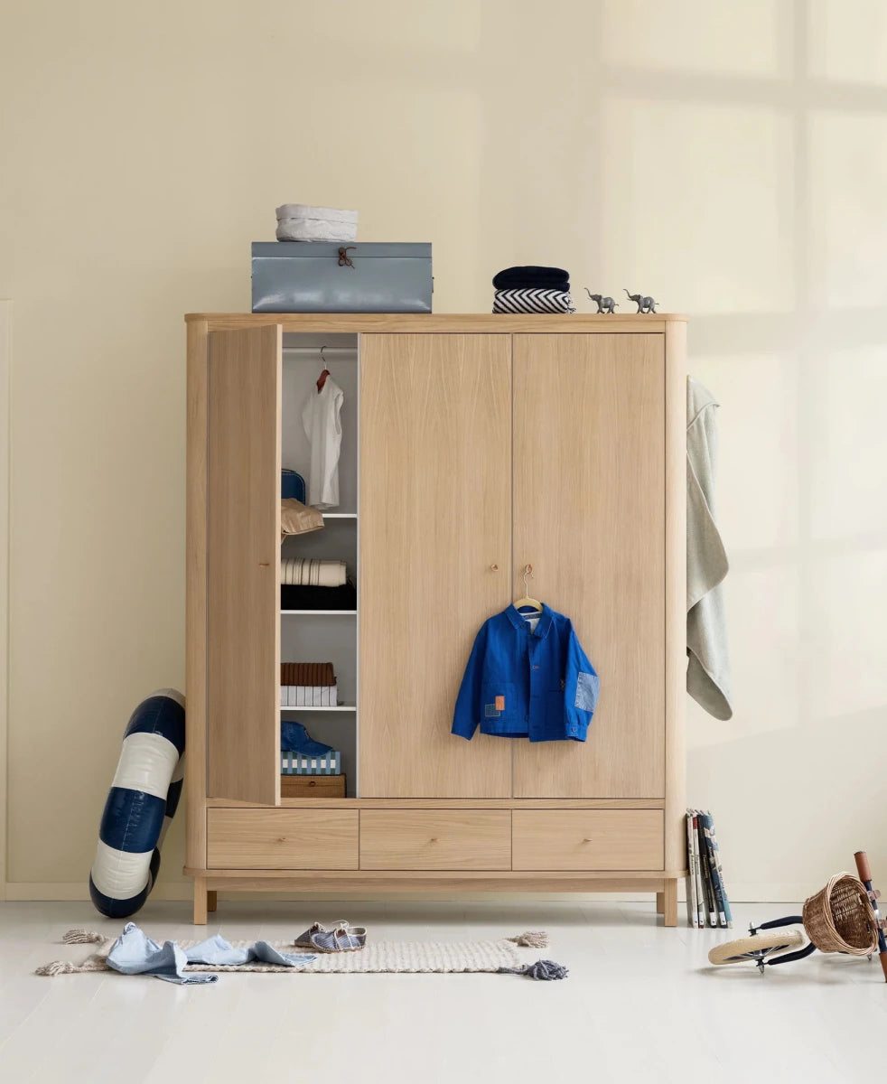 OLIVER FURNITURE - Armoire Oliver Furniture 3 Portes, Chêne