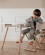 OLIVER FURNITURE - Bureau Junior Oliver Furniture, Ajustable En Hauteur, Blanc/chêne