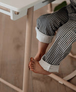 OLIVER FURNITURE - Bureau Junior Oliver Furniture, Ajustable En Hauteur, Blanc/chêne