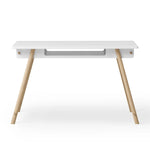 OLIVER FURNITURE - Bureau Junior Oliver Furniture, Ajustable En Hauteur, Blanc/chêne