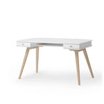 OLIVER FURNITURE - Bureau Wood 66 cm, Blanc/Chêne