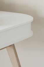 OLIVER FURNITURE - Bureau Wood 66 cm, Blanc/Chêne