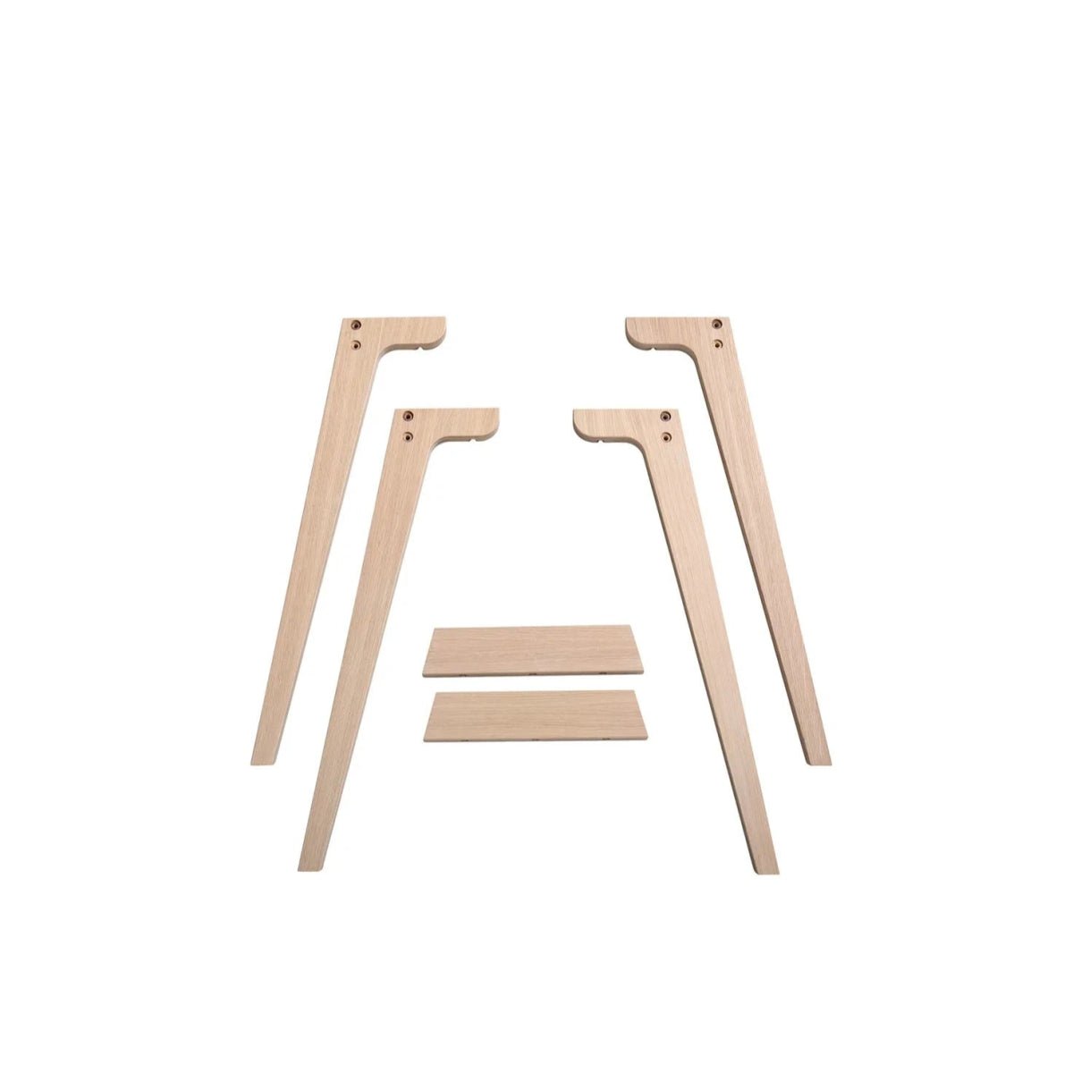 OLIVER FURNITURE - Bureau Wood 66 cm, Blanc/Chêne