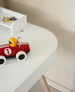 OLIVER FURNITURE - Bureau Wood 66 cm, Blanc/Chêne