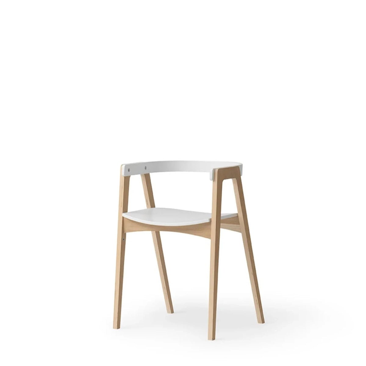 OLIVER FURNITURE - Bureau Wood 66 cm, Blanc/Chêne