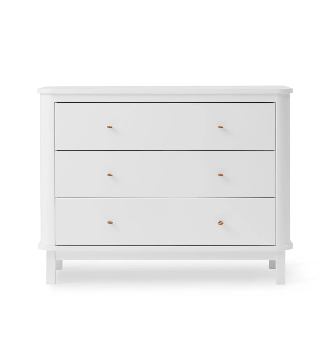 OLIVER FURNITURE - Commode 3 Tiroirs Oliver Furniture, Blanc - Nouveauté