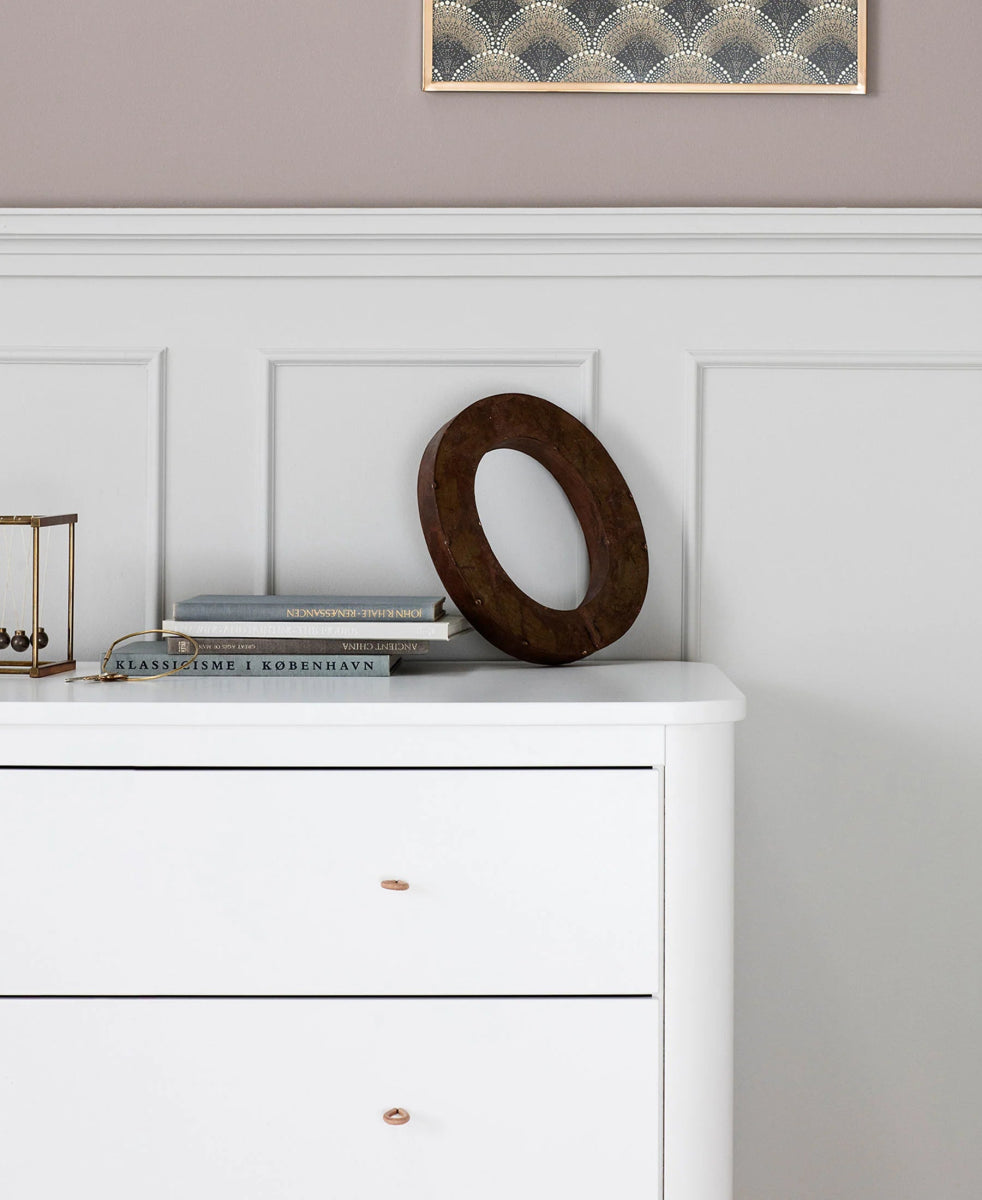 OLIVER FURNITURE - Commode 3 Tiroirs Oliver Furniture, Blanc - Nouveauté