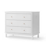 OLIVER FURNITURE - Commode 3 Tiroirs Oliver Furniture, Blanc - Nouveauté