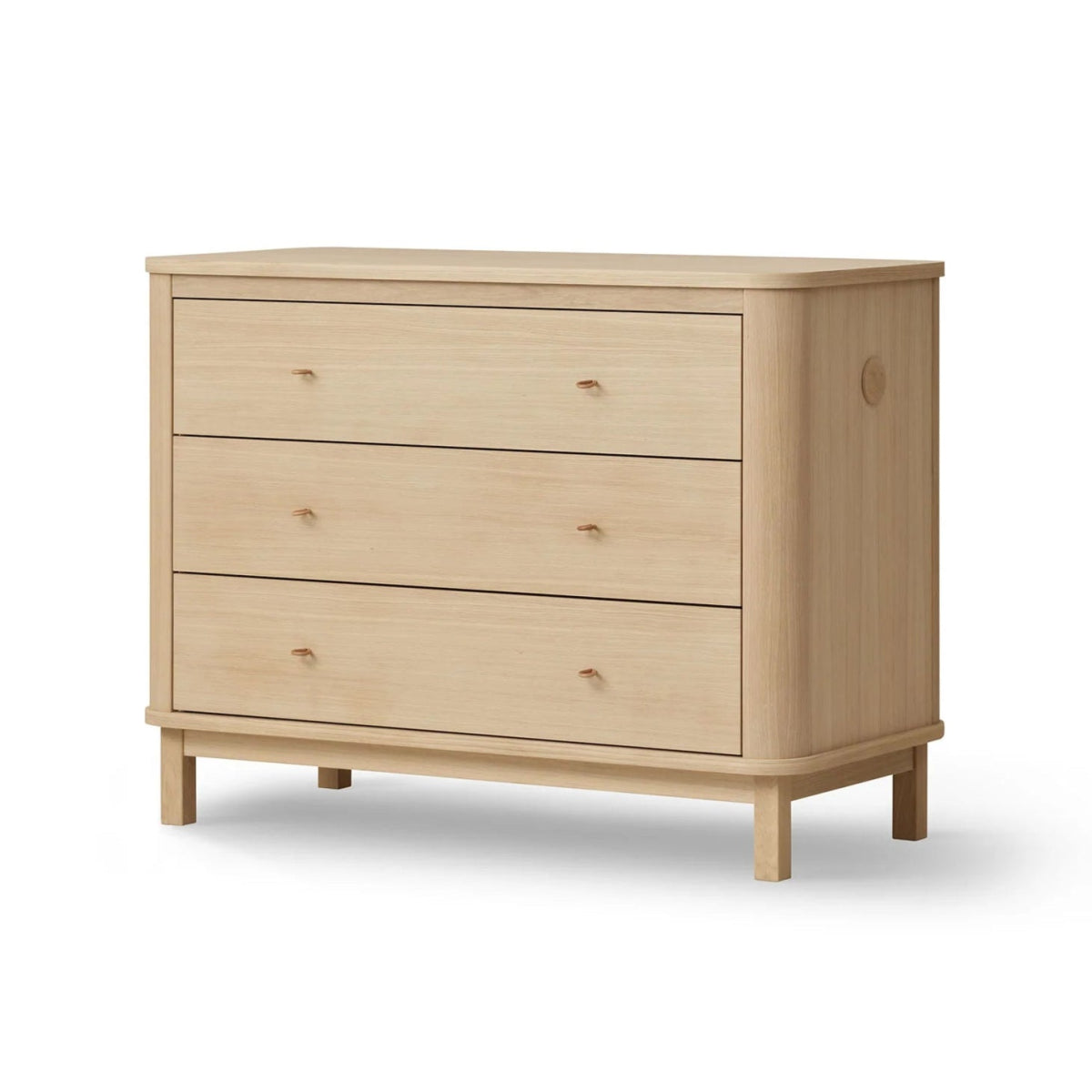 OLIVER FURNITURE - Commode 3 Tiroirs Wood, Chêne