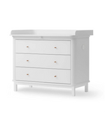 OLIVER FURNITURE - Commode À Langer Oliver Furniture 3 Tiroirs, Blanc - Nouveauté