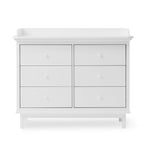 OLIVER FURNITURE - Commode À Langer Seaside, 6 Tiroirs, Blanc