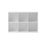 OLIVER FURNITURE - Étagère Murale Wood 3×2 Horizontale
