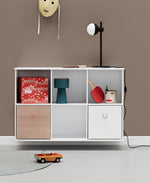 OLIVER FURNITURE - Étagère Murale Wood 3×2 Horizontale