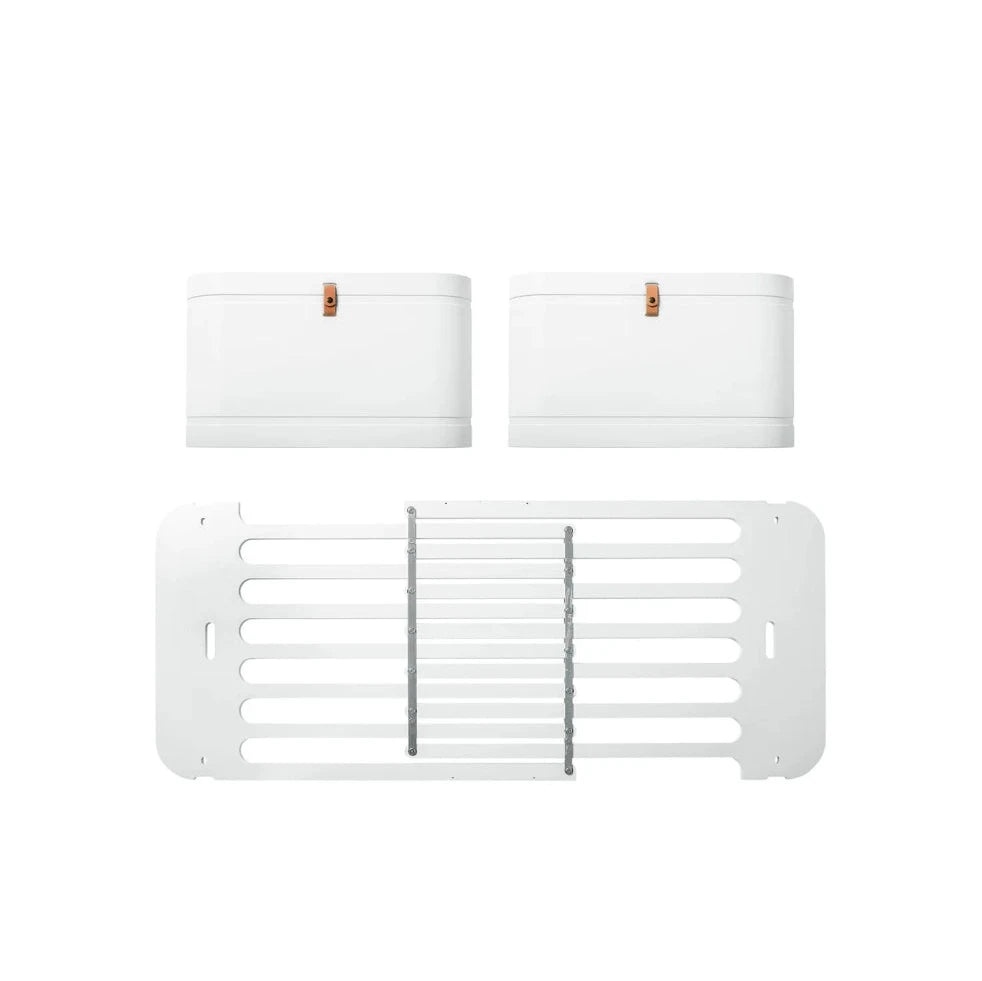 OLIVER FURNITURE - Kit Famille Wood Mini+ (Complément Au Lit Bébé Évolutif Mini+ Avec Kit Junior Inclus)