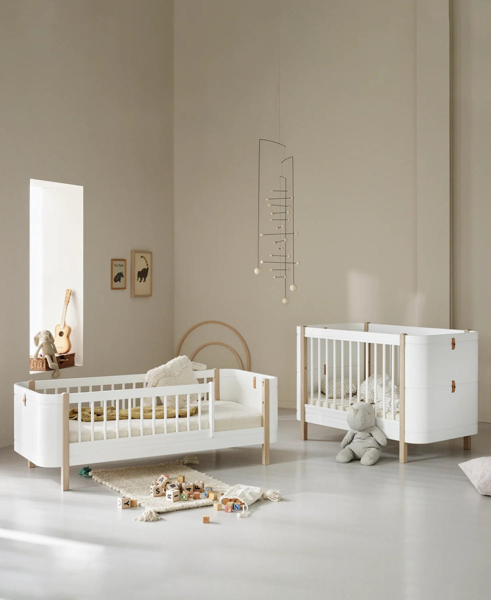 OLIVER FURNITURE - Kit Famille Wood Mini+ (Complément Au Lit Bébé Évolutif Mini+ Avec Kit Junior Inclus)