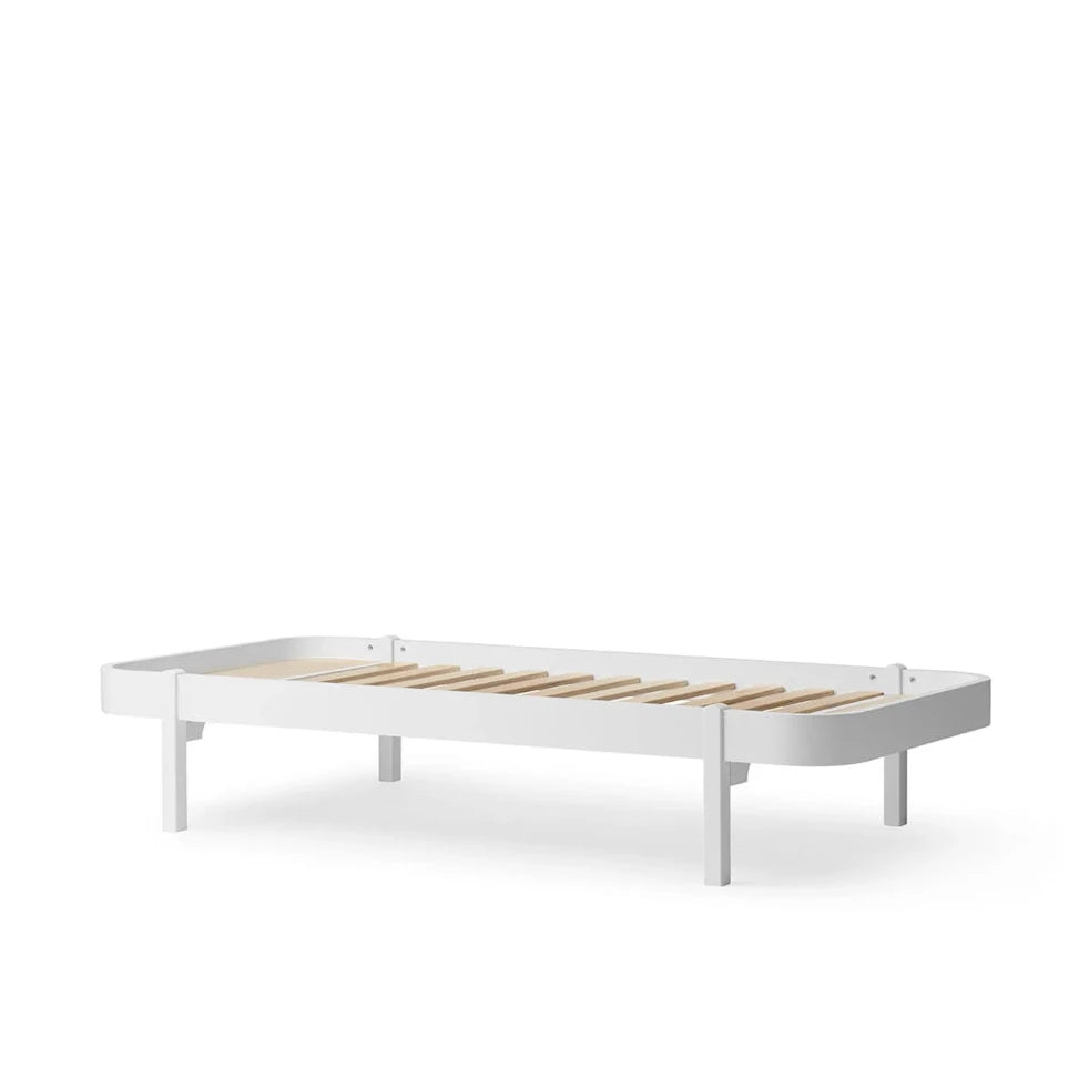 OLIVER FURNITURE - Lit 90 Wood Lounger, Blanc