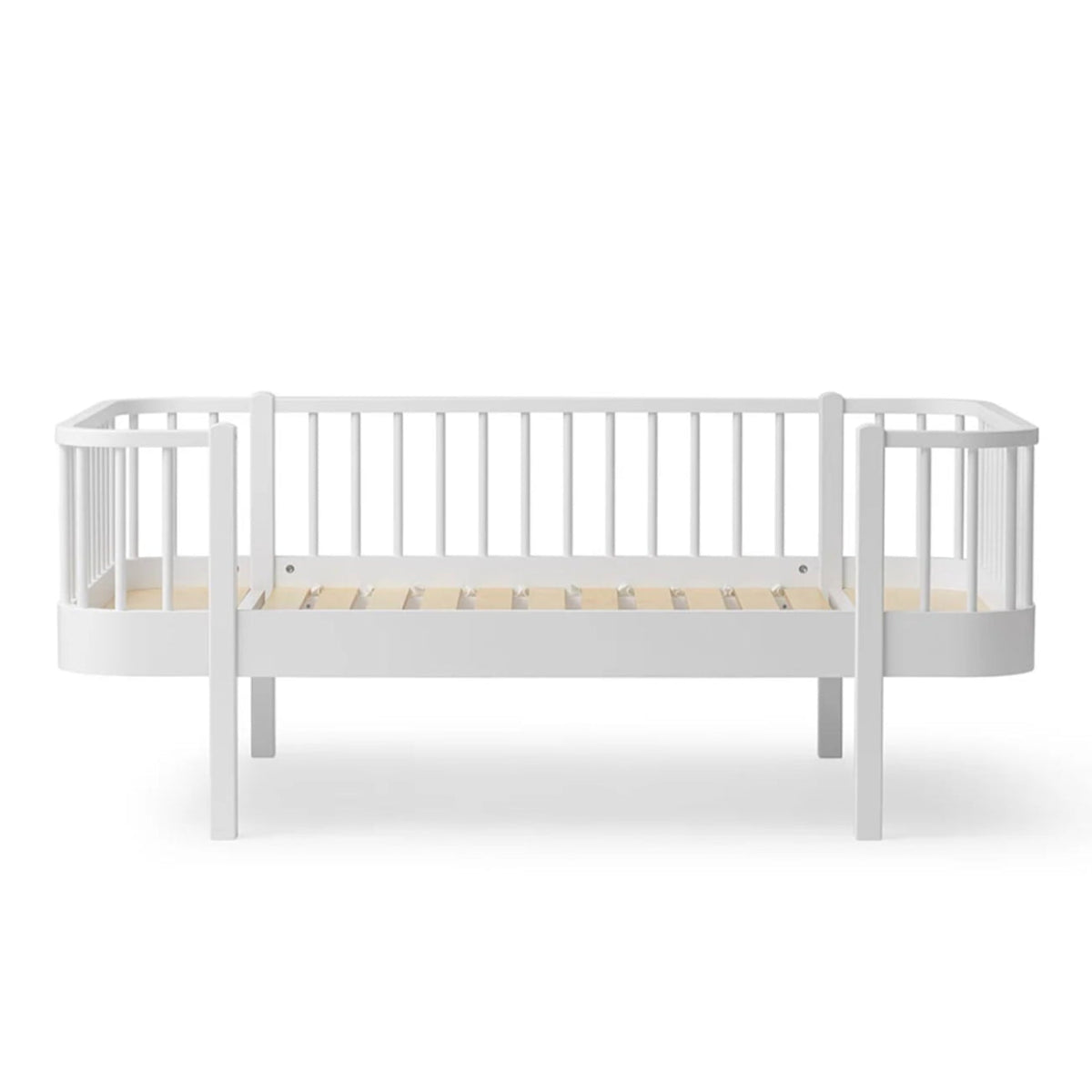 OLIVER FURNITURE - Lit Banquette Junior Wood Original, Blanc