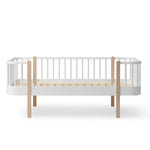 OLIVER FURNITURE - Lit Banquette Junior Wood Original, Blanc/Chêne