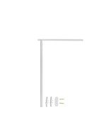 OLIVER FURNITURE - Lit Bébé Évolutif Wood Mini+, Avec Kit Junior Inclus, Blanc