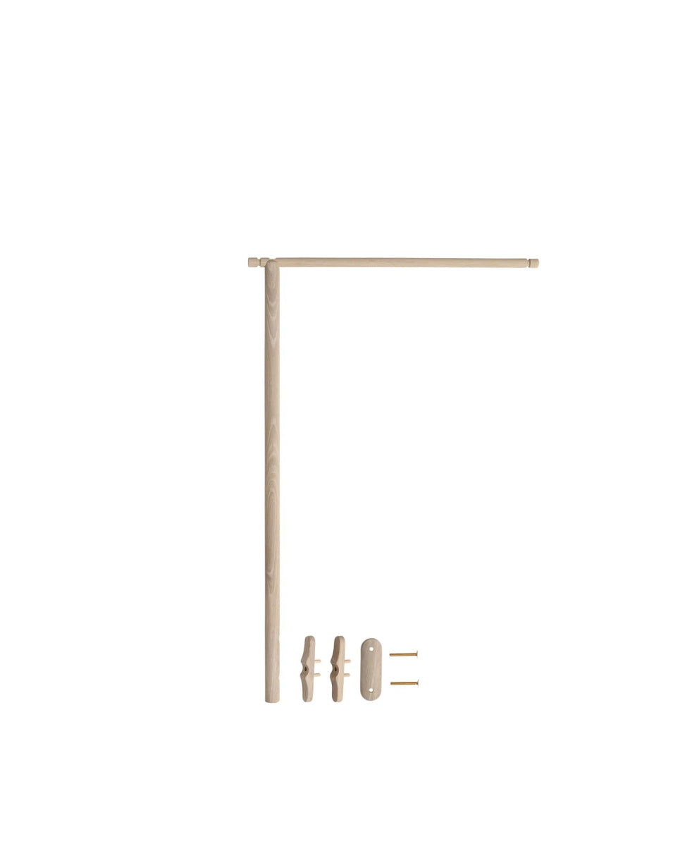 OLIVER FURNITURE - Lit Bébé Évolutif Wood Mini+ Avec Kit Junior Inclus, Chêne