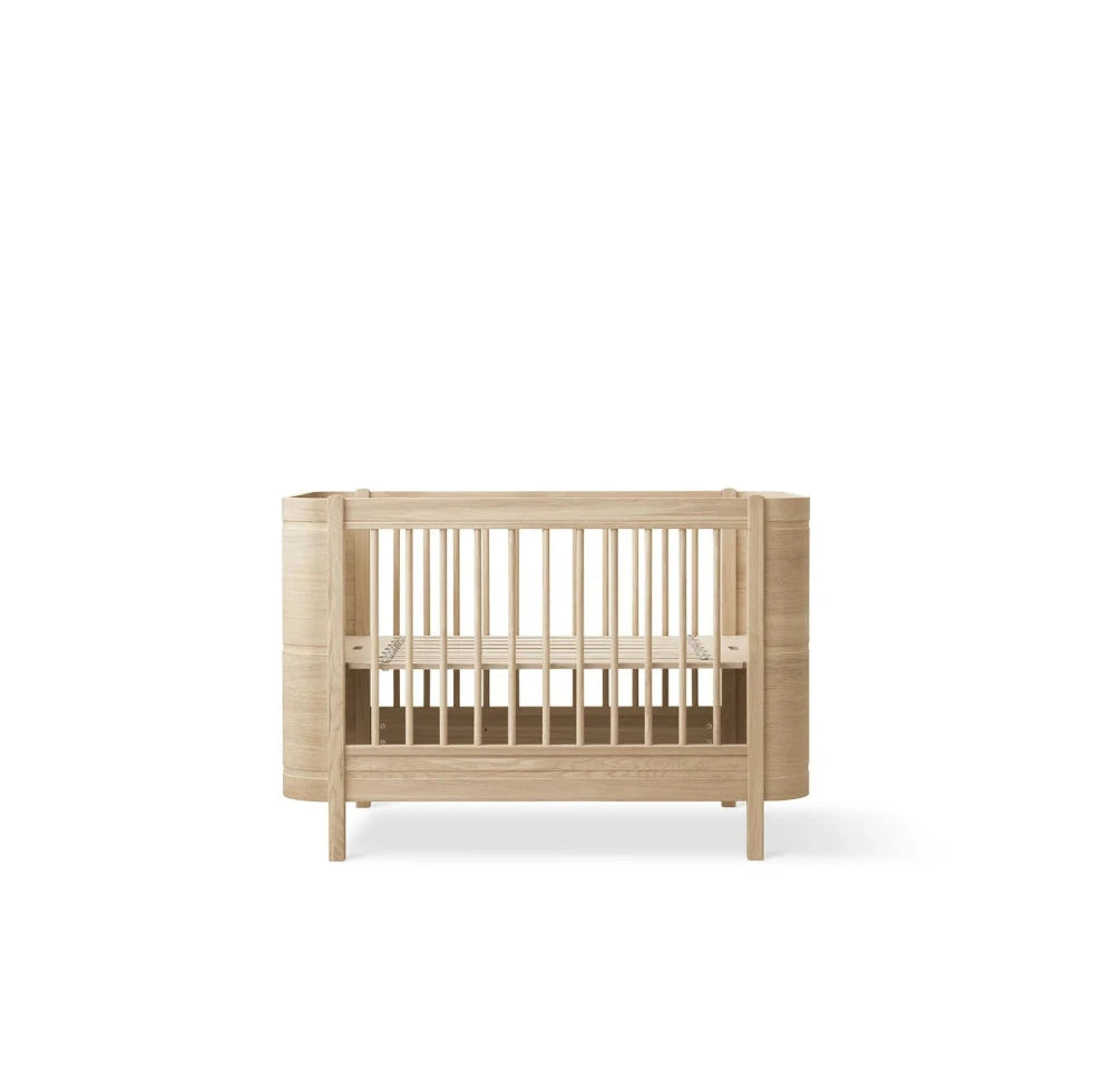 OLIVER FURNITURE - Lit Bébé Évolutif Wood Mini+, Chêne