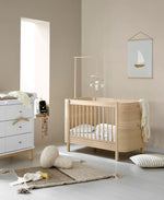 OLIVER FURNITURE - Lit Bébé Évolutif Wood Mini+, Chêne