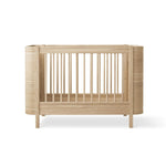 OLIVER FURNITURE - Lit Bébé Évolutif Wood Mini+, Chêne