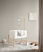OLIVER FURNITURE - Lit Cododo Wood Avec Kit Conversion - Blanc/Chêne