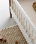 OLIVER FURNITURE - Lit Junior Wood Mini+, Blanc/Chêne