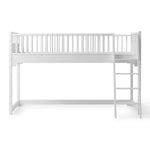 OLIVER FURNITURE - Lit Mezzanine Mi - haut Seaside Classic