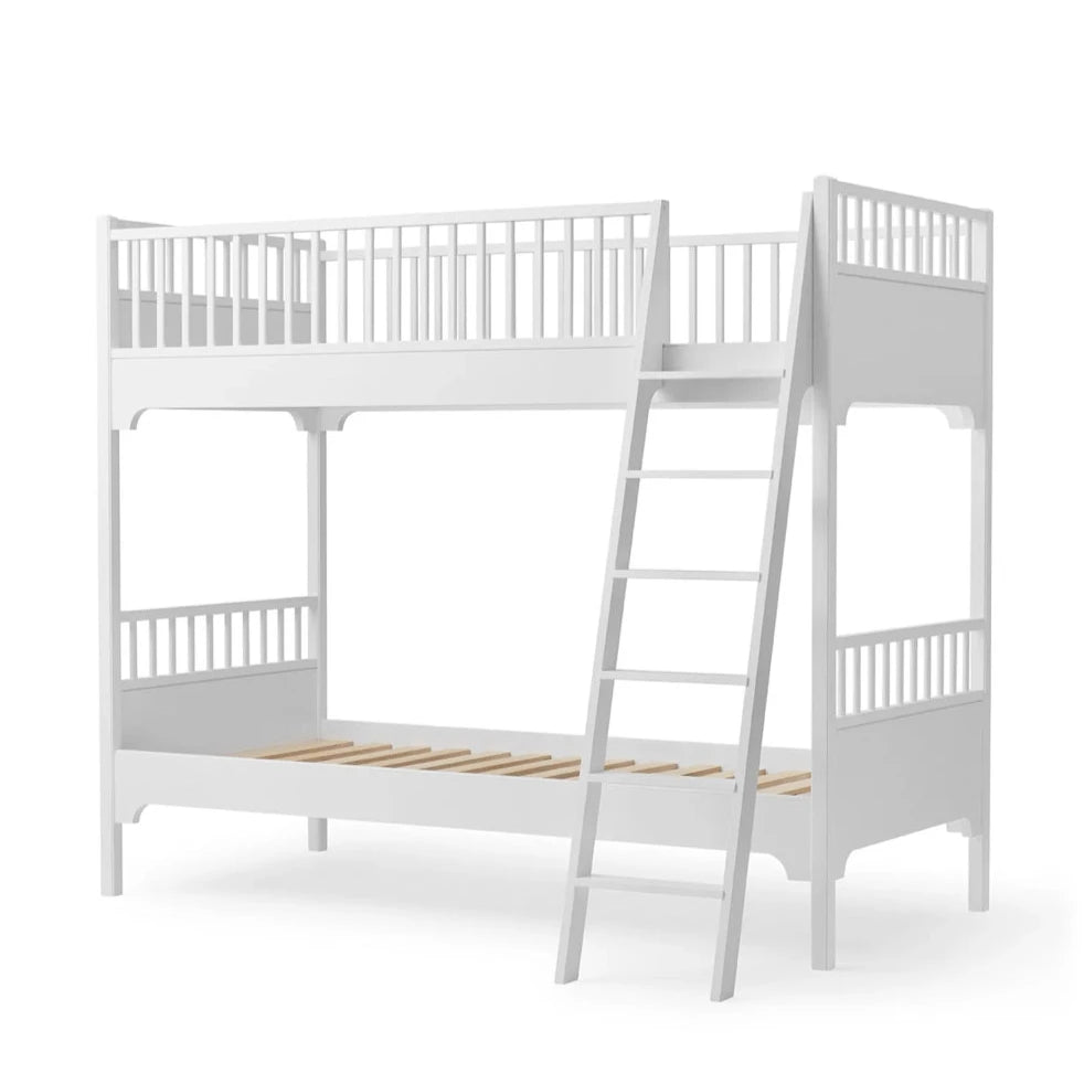 OLIVER FURNITURE - Lit Superposé Avec Échelle Inclinée Seaside Classic