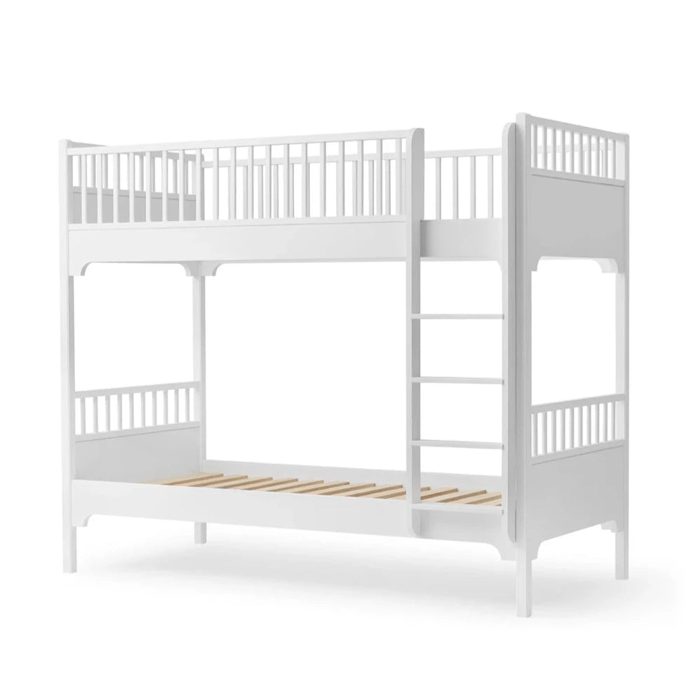 OLIVER FURNITURE - Lit Superposé Avec Échelle Verticale Seaside Classic