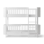 OLIVER FURNITURE - Lit Superposé Mi - Haut Wood Mini+, Blanc