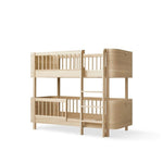 OLIVER FURNITURE - Lit Superposé Mi - haut Wood Mini+, Chêne