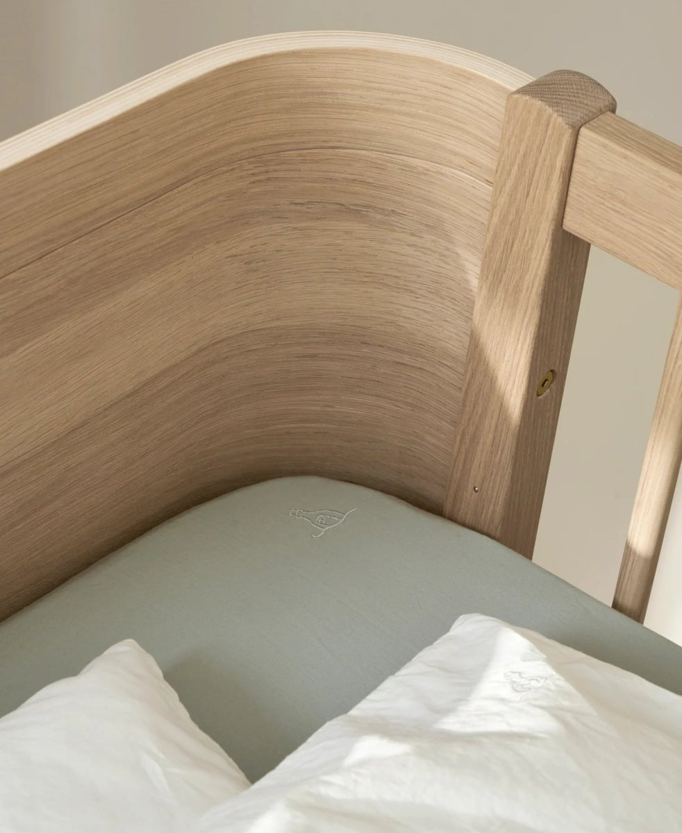 OLIVER FURNITURE - Lit Superposé Mi - haut Wood Mini+, Chêne