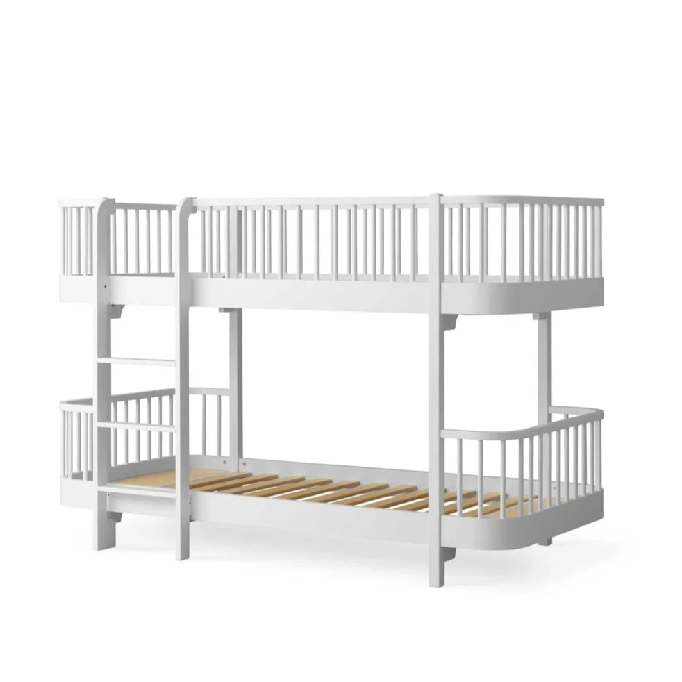 OLIVER FURNITURE - Lit Superposé Mi - haut Wood Original, Blanc