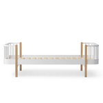 OLIVER FURNITURE - Lit Wood Original, Blanc/Chêne