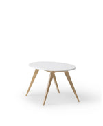 OLIVER FURNITURE - Table Wood PingPong, Blanc/Chêne