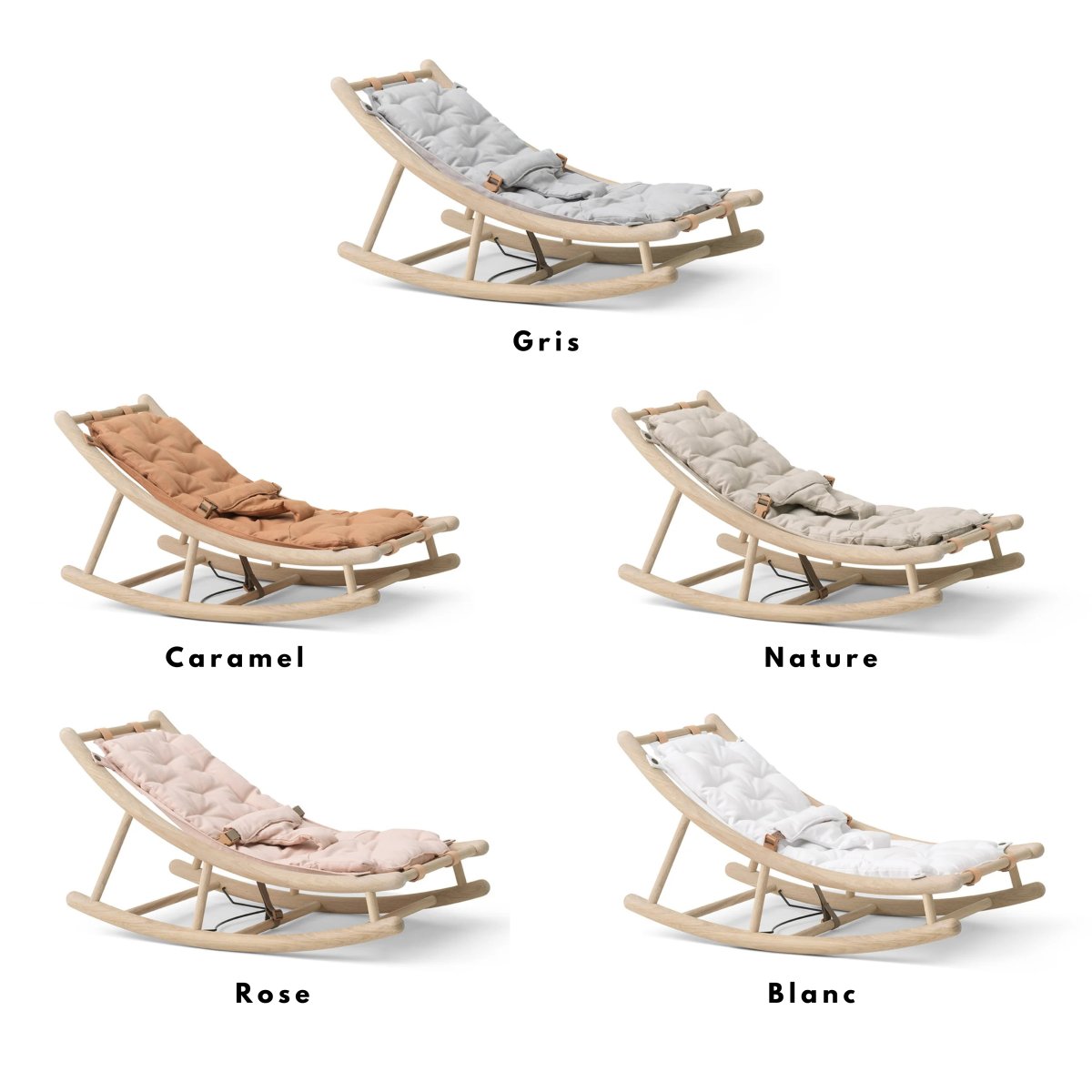 OLIVER FURNITURE - Transat Bébé & Enfant Wood, Chêne/Nature