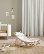 OLIVER FURNITURE - Transat Enfant Wood, Chêne/Blanc