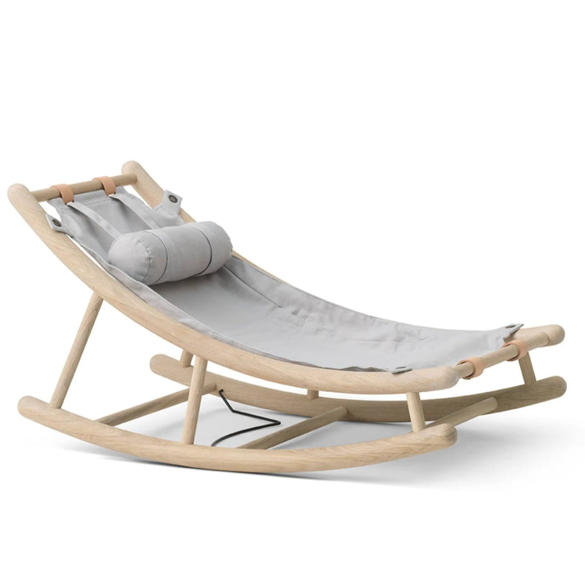 OLIVER FURNITURE - Transat Enfant Wood, Chêne/Gris