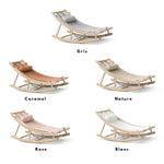 OLIVER FURNITURE - Transat Enfant Wood, Chêne/Rose