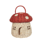 OLLI ELLA - Panier Champignon - Rouge