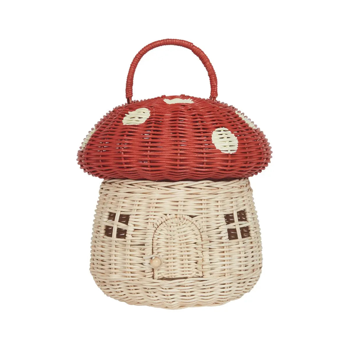 OLLI ELLA - Panier Champignon - Rouge