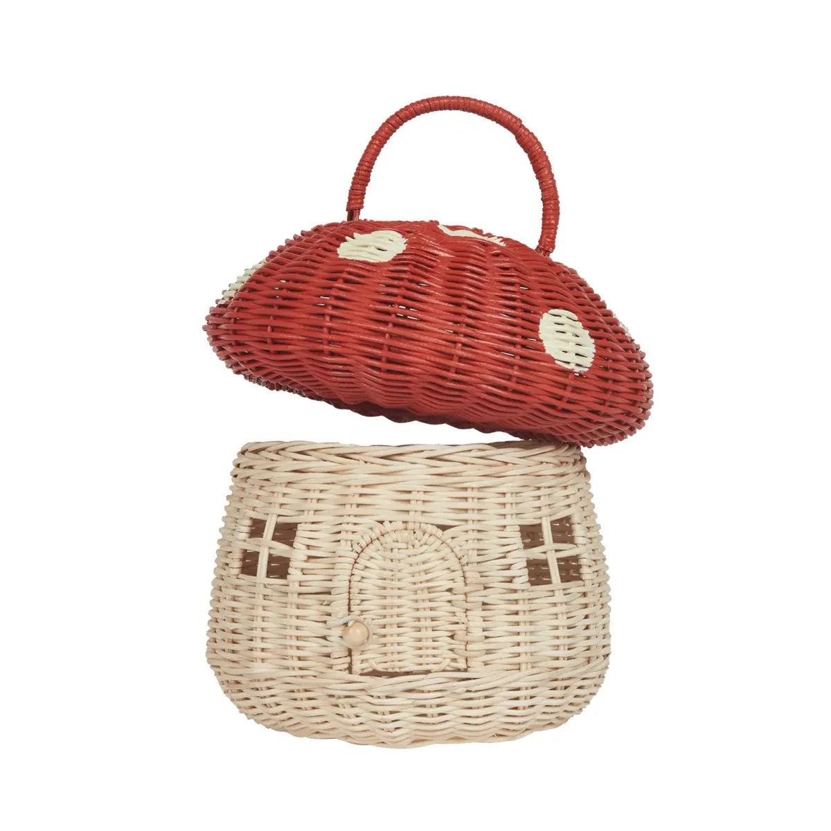 OLLI ELLA - Panier Champignon - Rouge