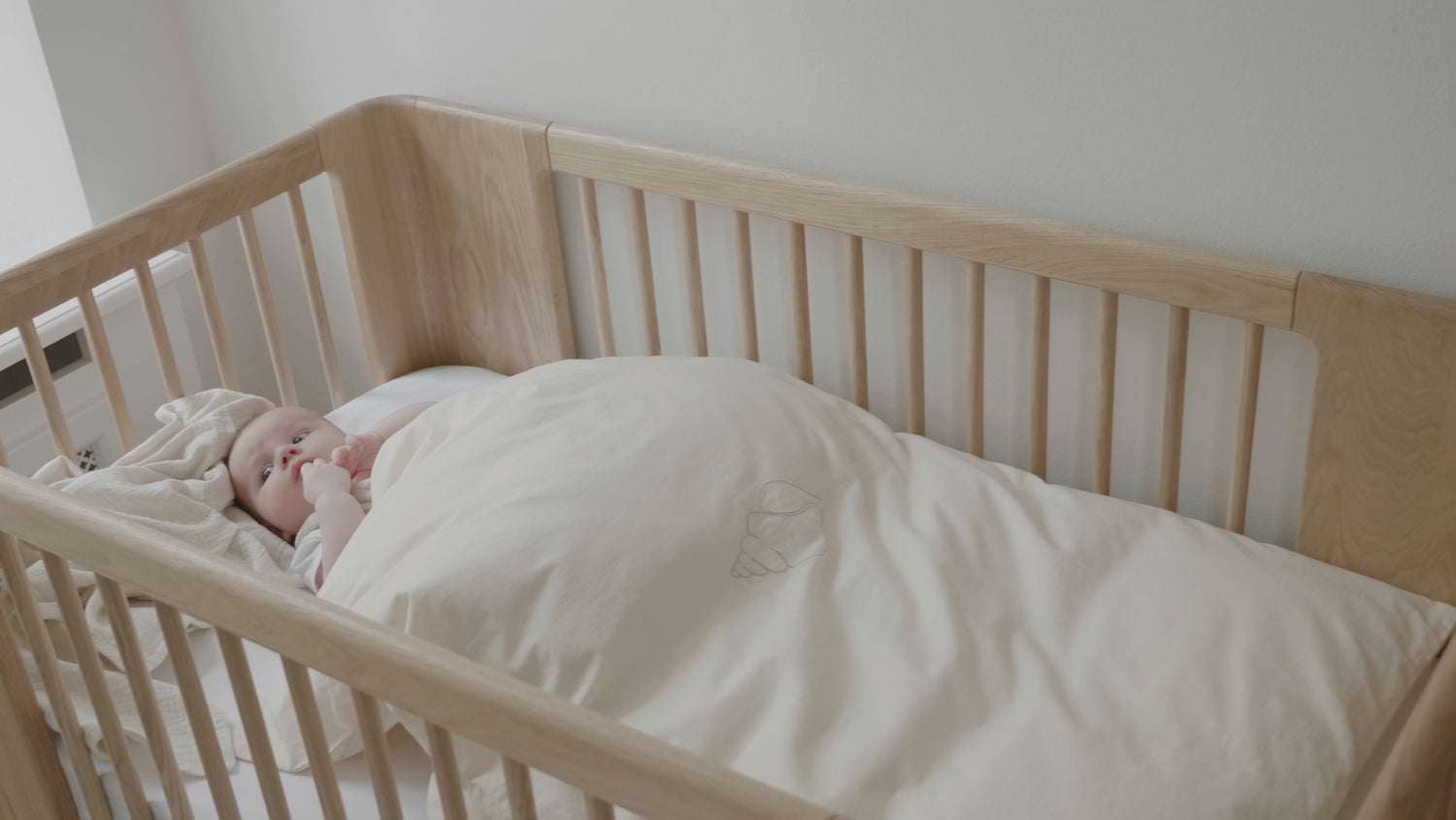 Nature Convertible Baby Bed - Oak