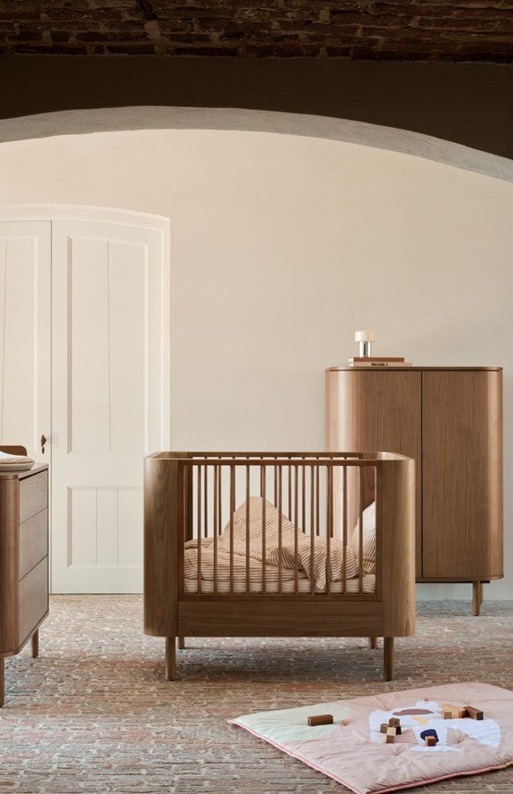 QUAX-Armoire Yume - Portes Rondes - Noyer