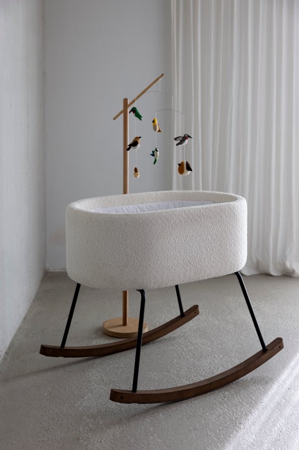 QUAX - Berceau à Bascule De Luxe - Crème