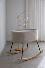 QUAX - Berceau à Bascule De Luxe - Mouton Bouclé